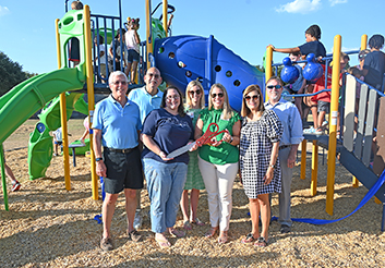  MUD districts help Copeland ES receive new playground equipment 